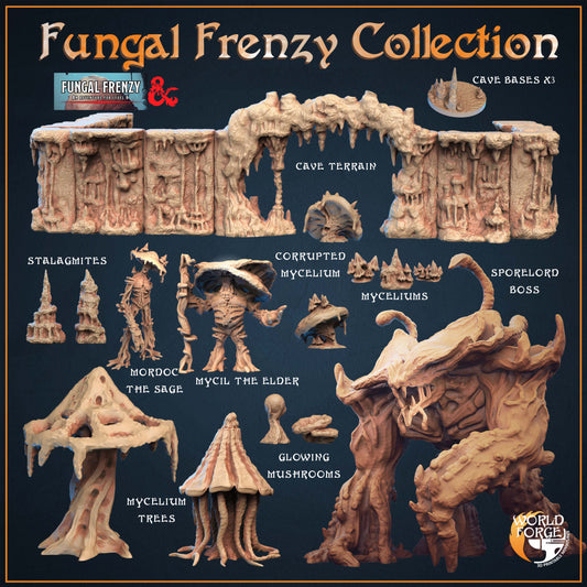 Fungal Frenzy Collection | Maßstab 32mm | 12k | DnD | Pathfinder | Tabletop